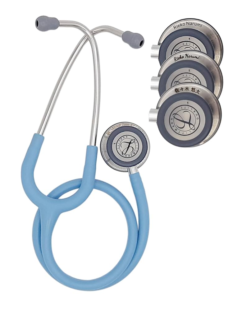 Littmann Classic Ⅲ聴診器 ライトブルー　ceil blue Littmann Classic III Monitoring Stethoscope: Mirror & Ceil